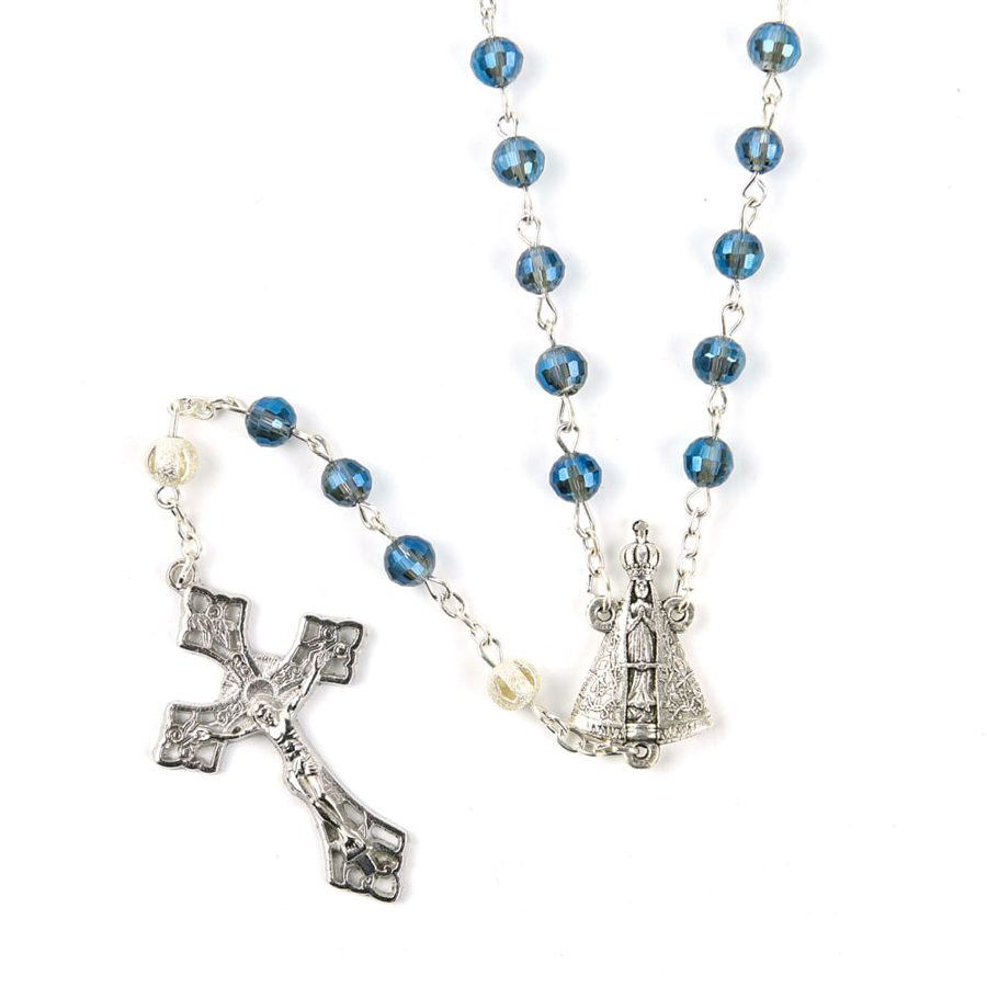 Terço Mãe Milagrosa - AZUL