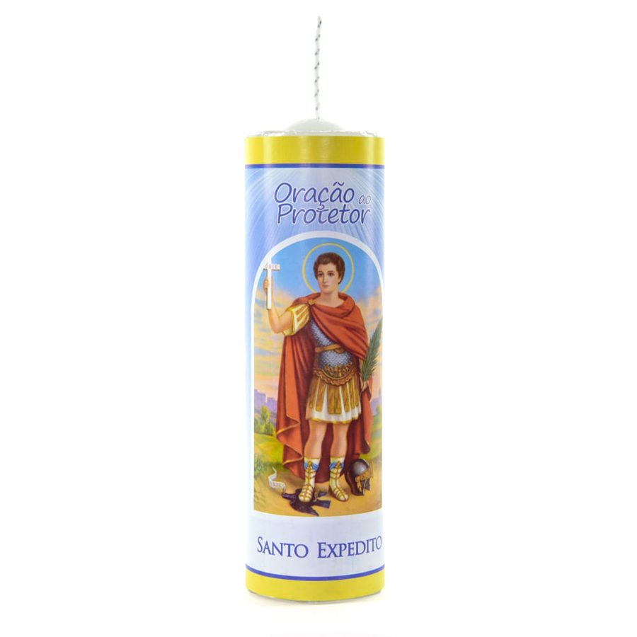 Vela Oração Protetor Santo Expedito
